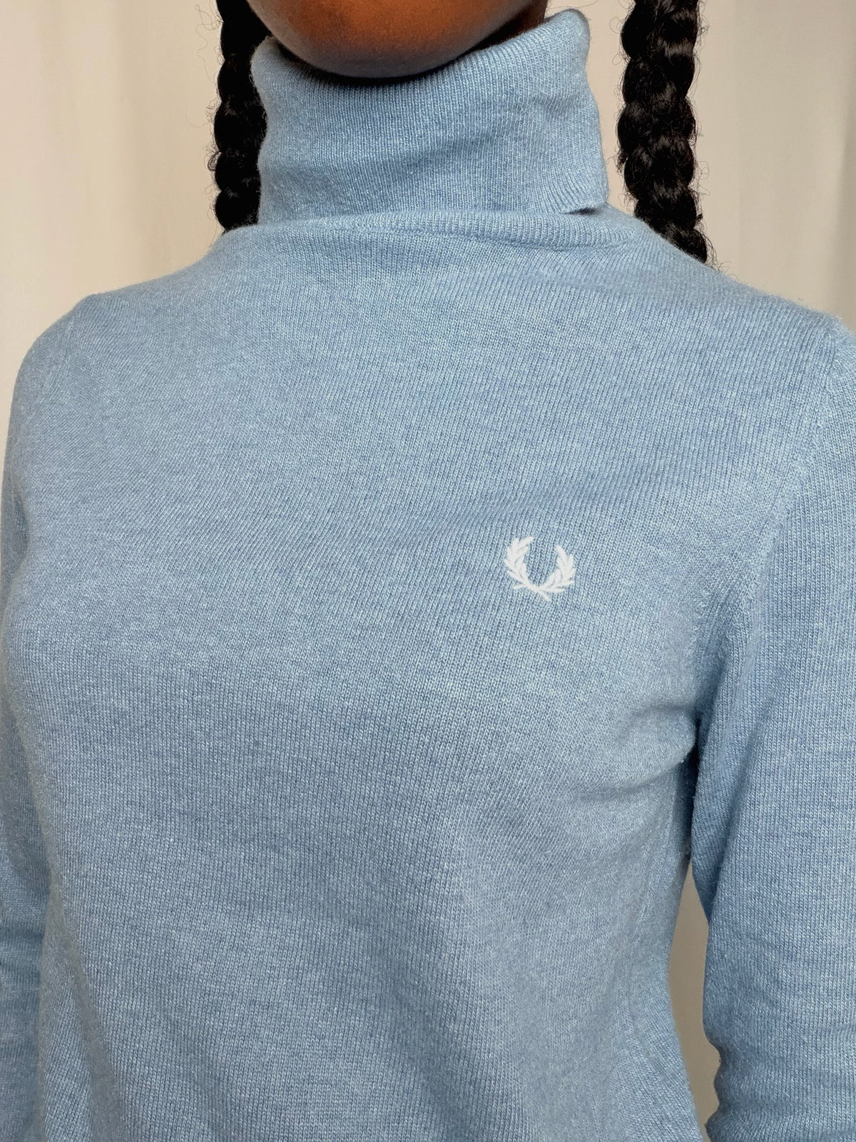 Pull bleu ciel Fred Perry M vintage