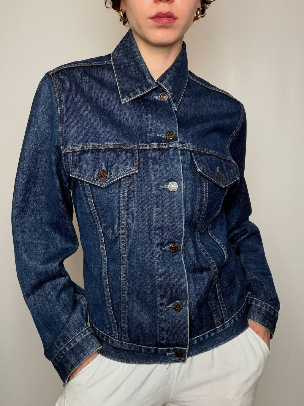 Veste en jean Blue Levi's M vintage