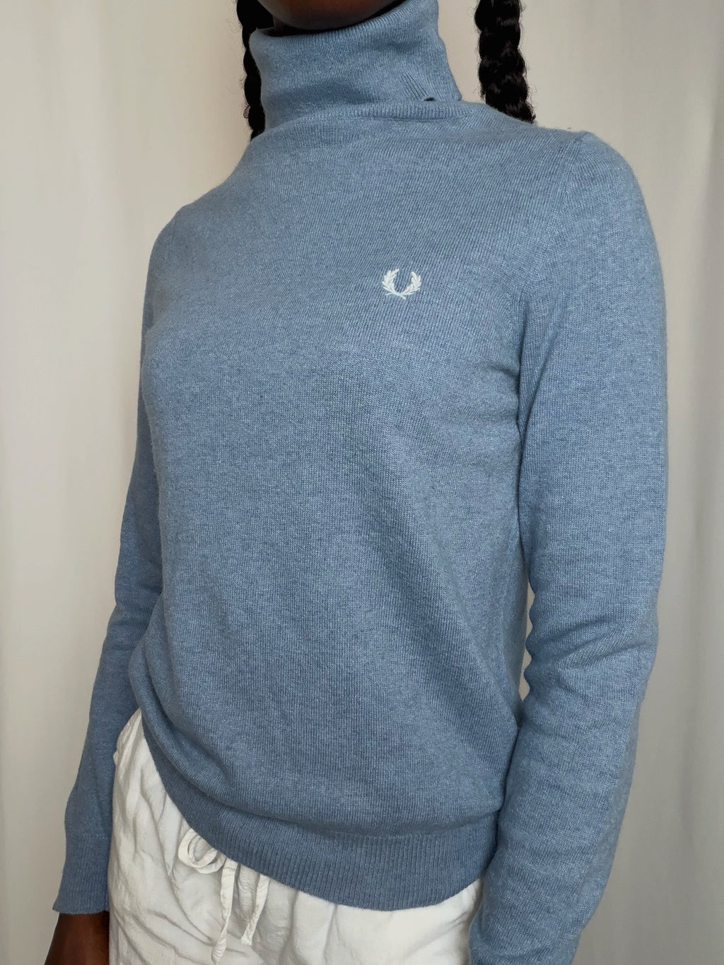 Pull bleu ciel Fred Perry M vintage