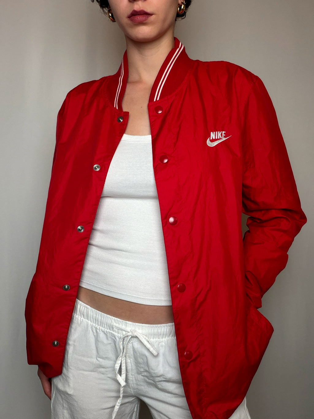 bomber Rouge Nike M vintage