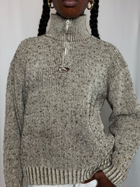 Pull beige chiné Rip Curl L vintage
