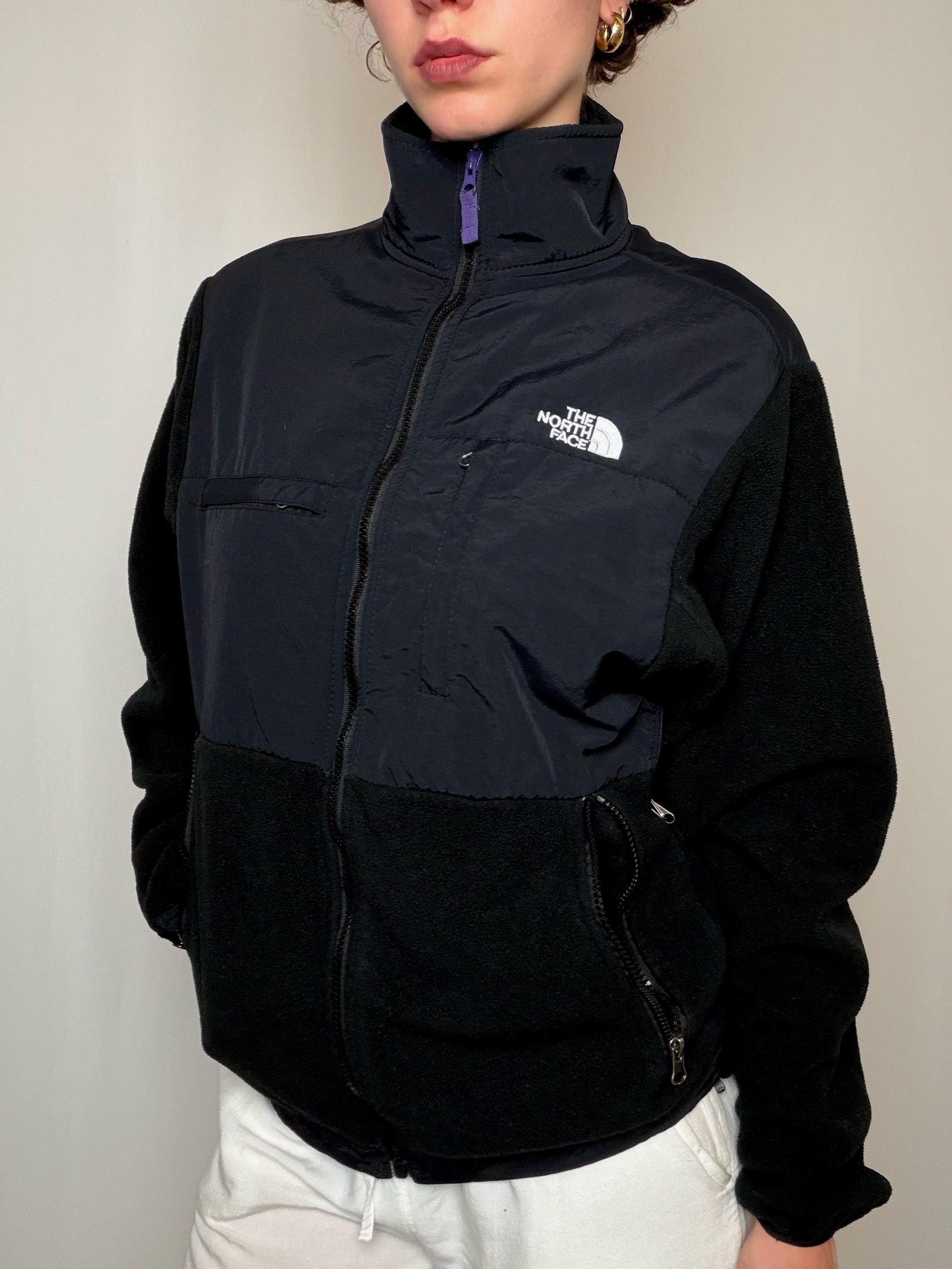 Jacket de sport bimatiere Noir The North Face S vintage