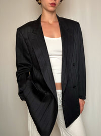 Blazer croisé Noir Cacharel vintage