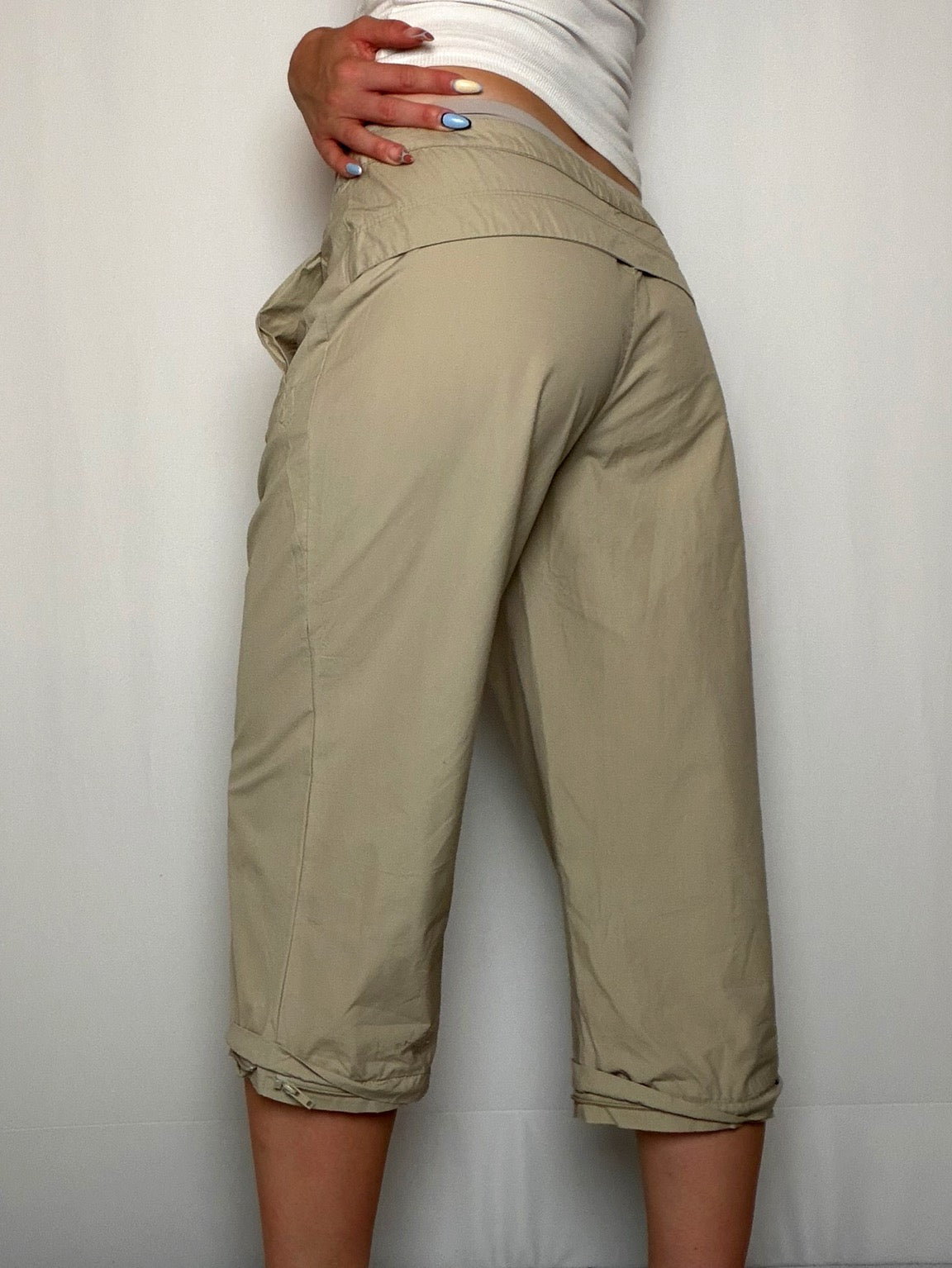 Pantalon / bermuda Beige M vintage