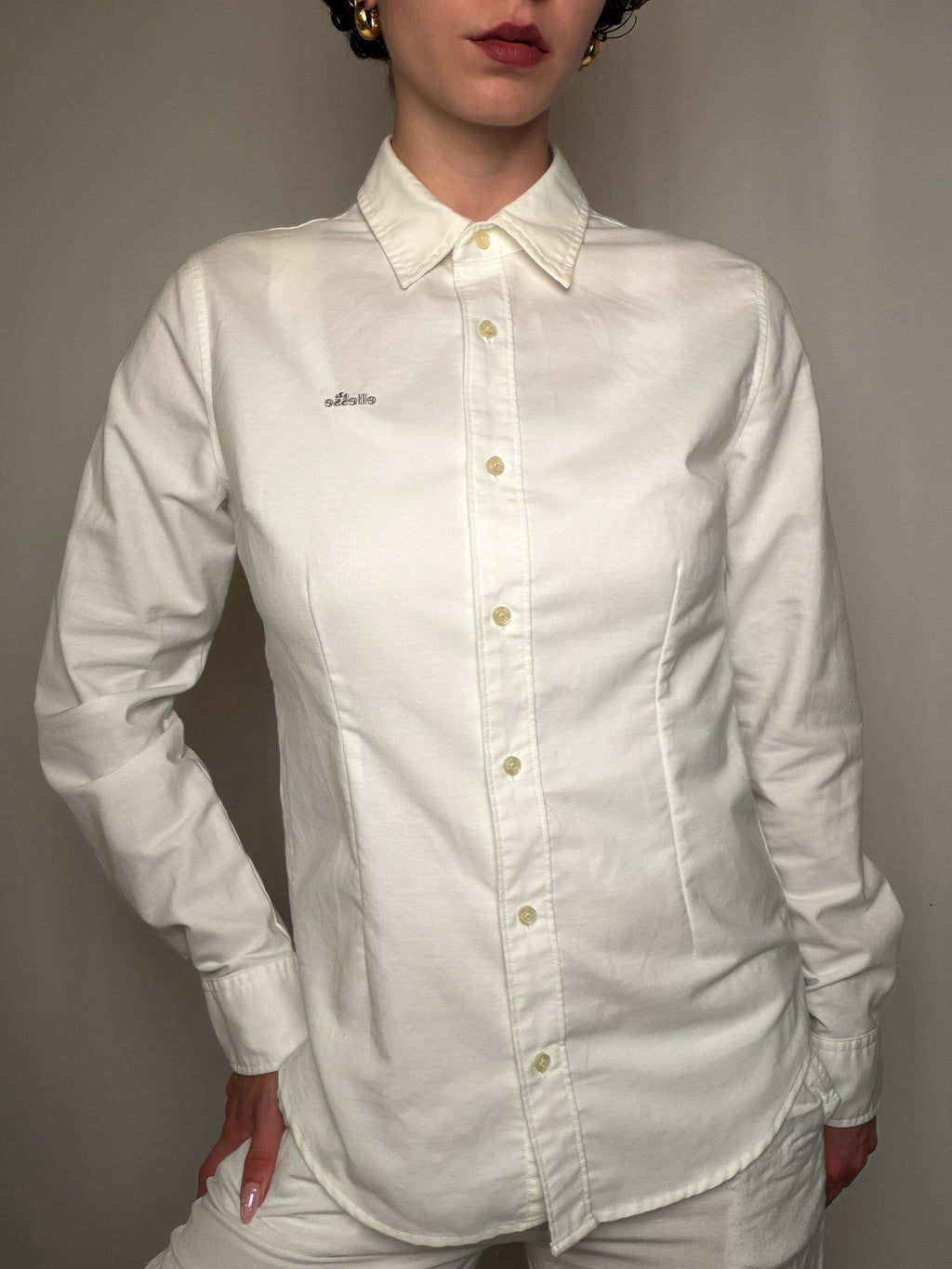 Chemise Blanc Ellesse S vintage