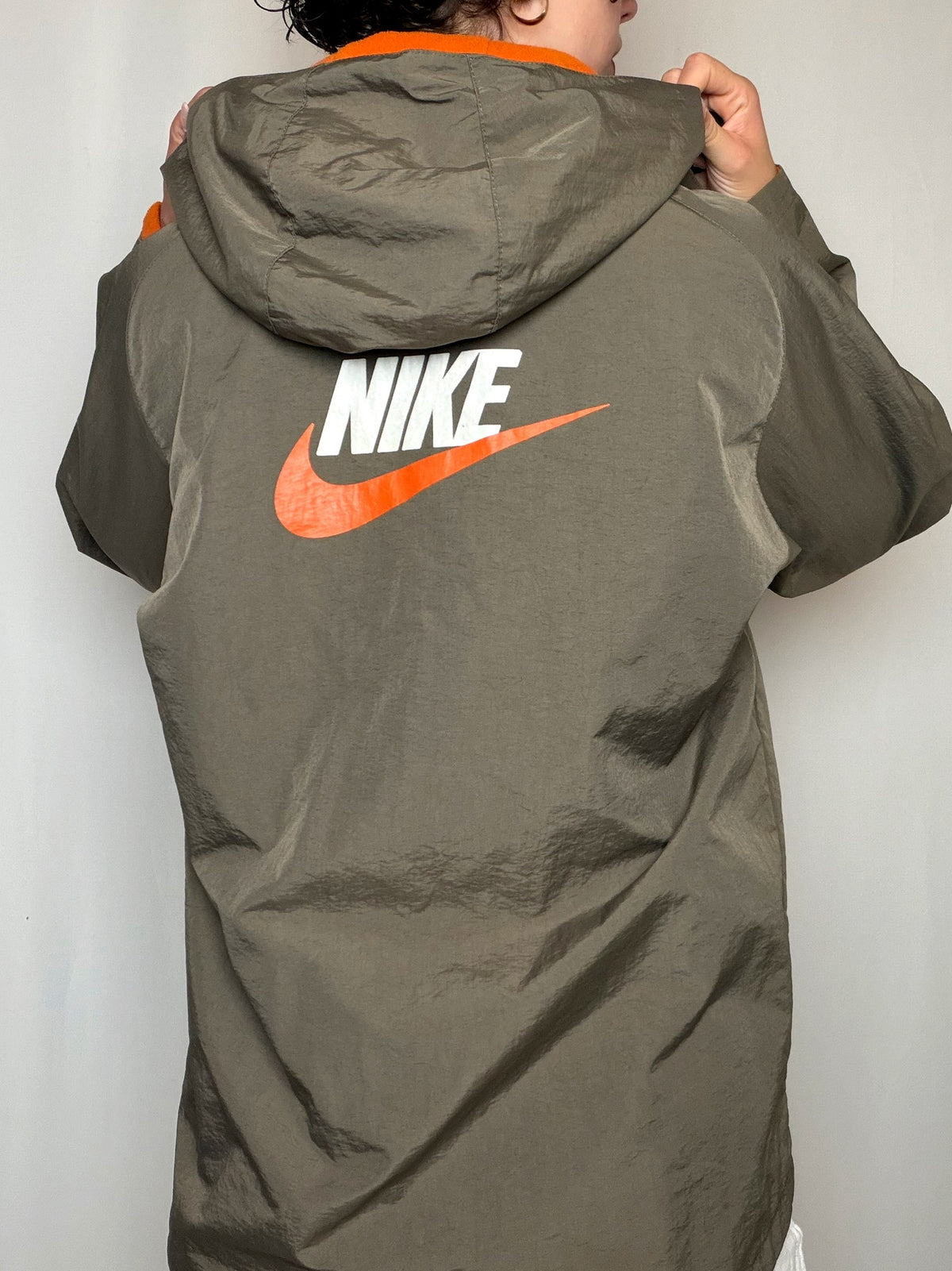 Jacket / polaire reversible kaki Nike S/M vintage