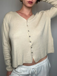 Cardigan Écru M vintage