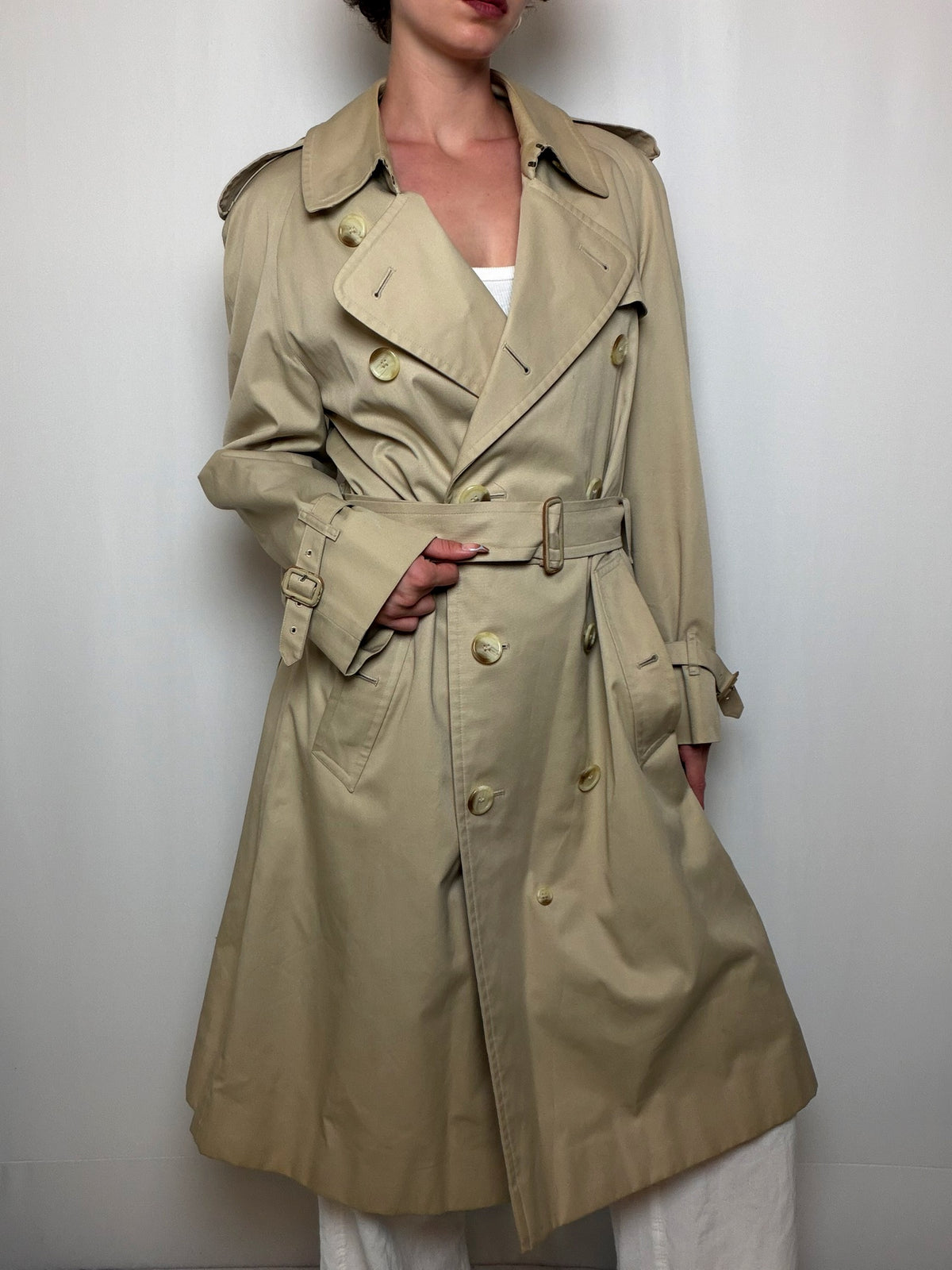 Trench Beige Burberry's S/M vintage