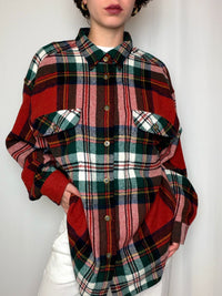 Chemise en flannelle à carreaux L vintage