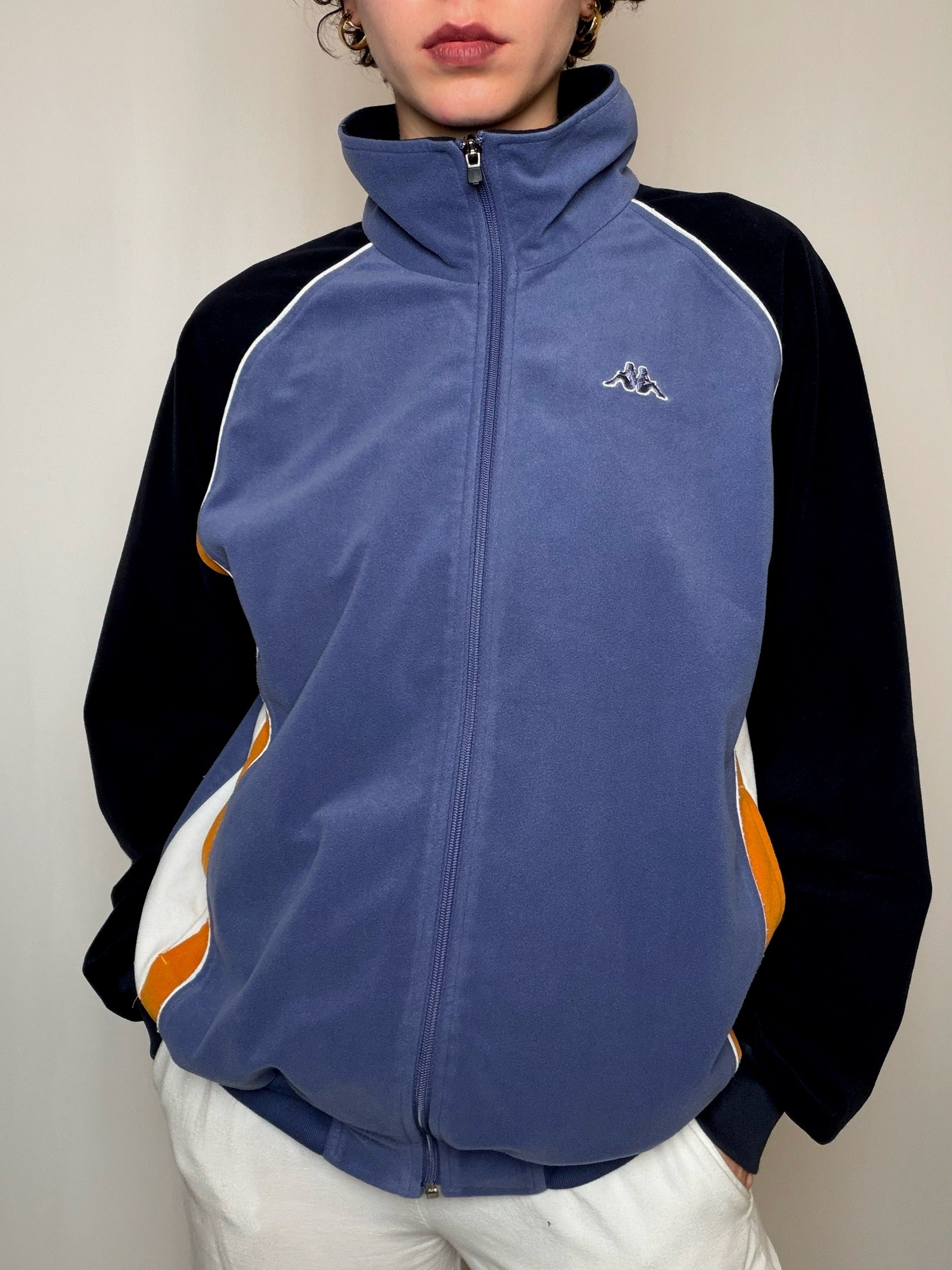 Jacket de sport bleu Kappa M vintage