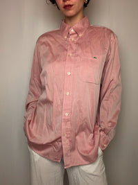Chemise Rose Poudré Lacoste M/L vintage