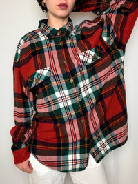 Chemise en flannelle à carreaux L vintage