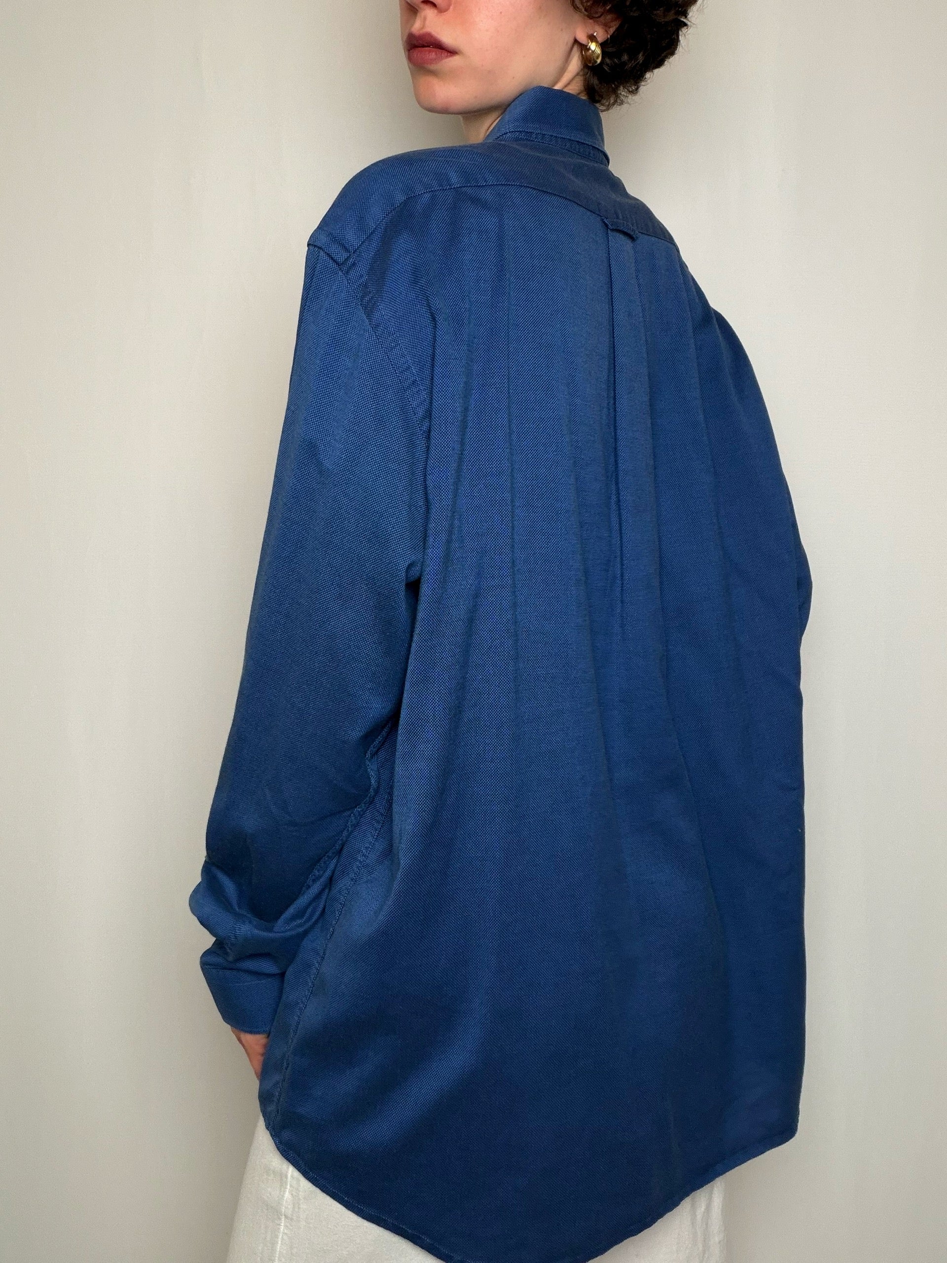Chemise Blue Lacoste XL vintage