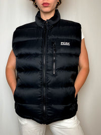 Gilet matelassé Noir Peak Performance vintage
