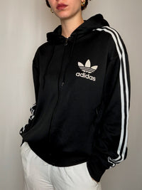 Jacket de sport Black Adidas L vintage