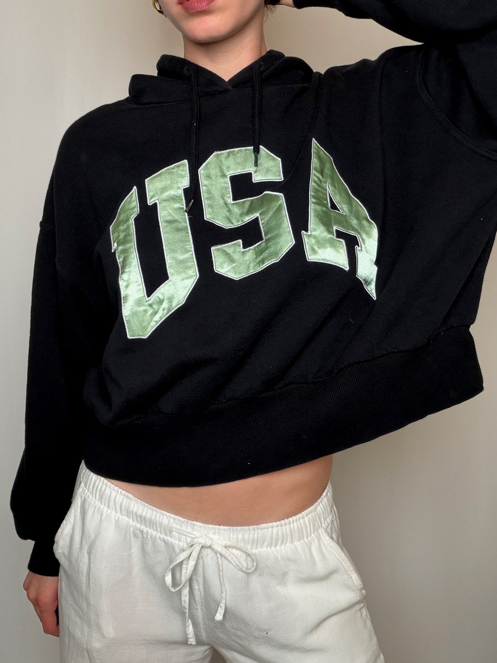 Hoodie noir M/L vintage