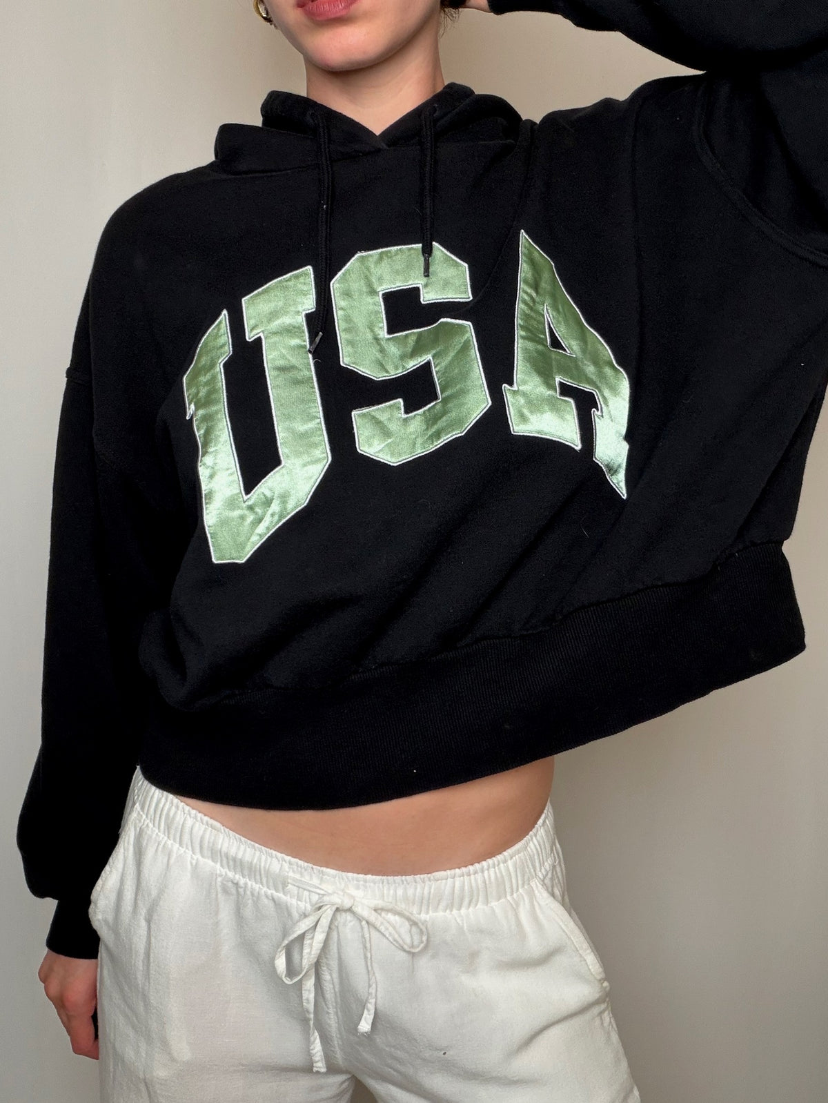 Hoodie noir M/L vintage