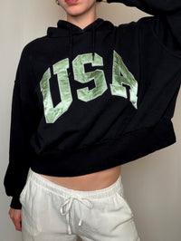 Hoodie noir M/L vintage