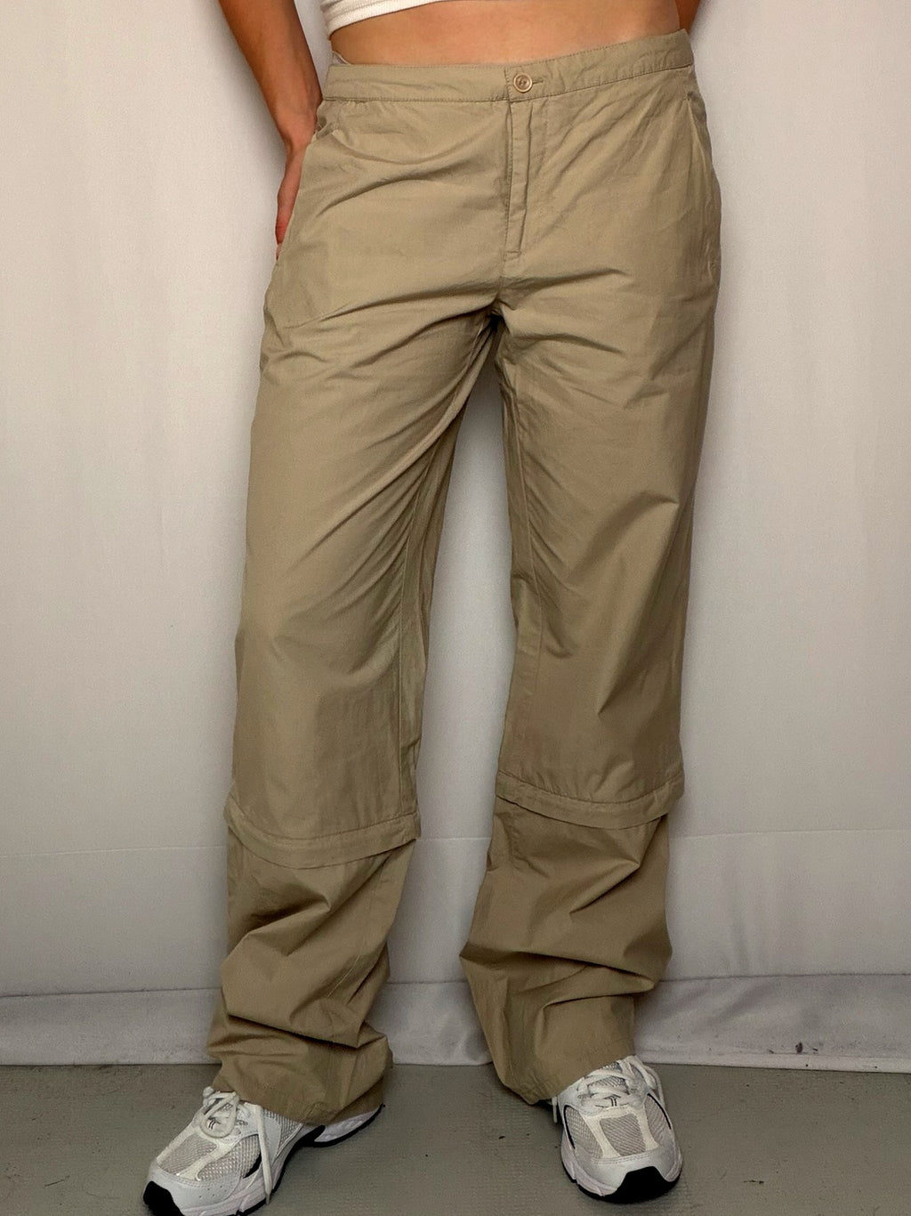 Pantalon / bermuda Beige M vintage