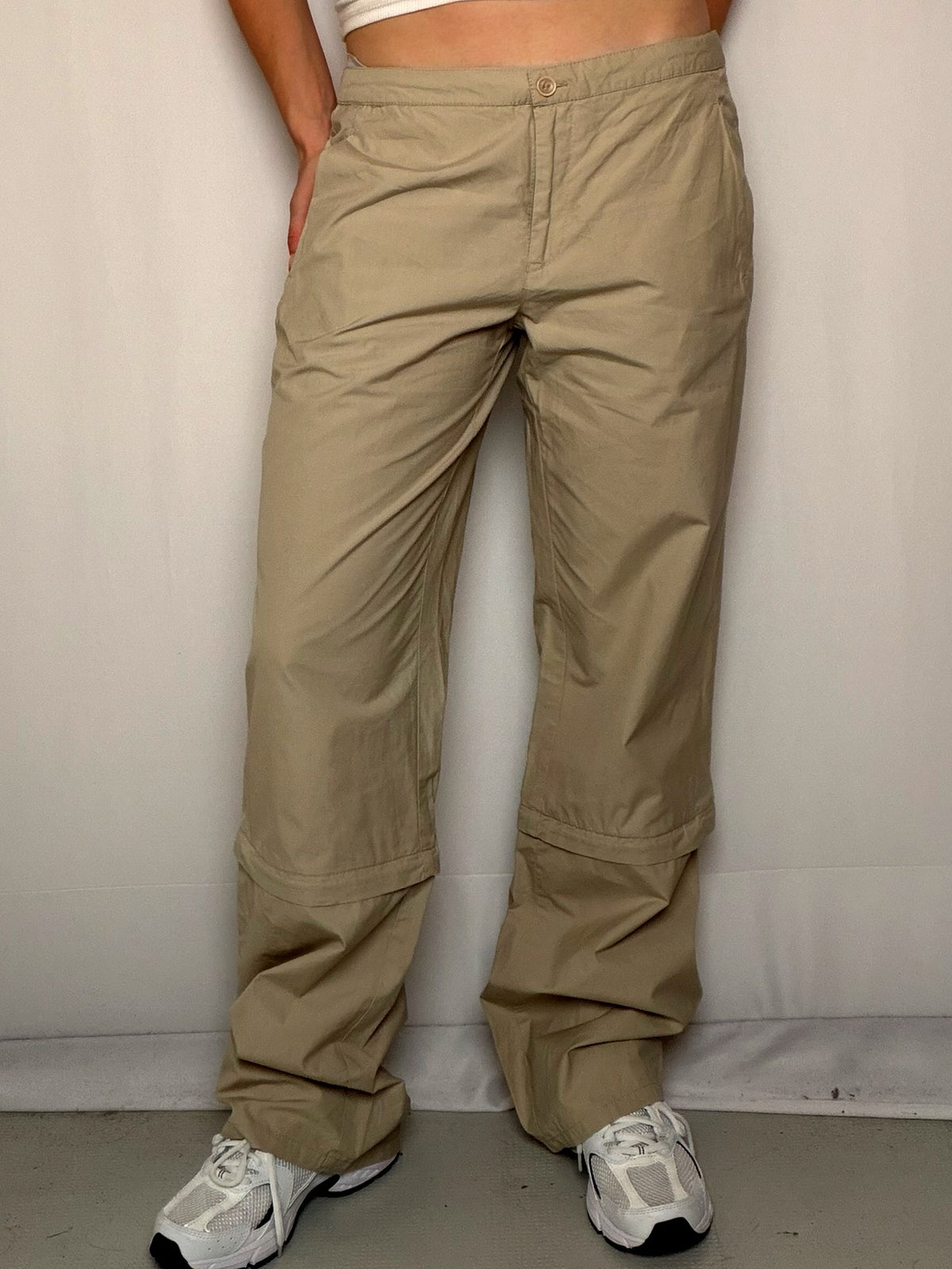 Pantalon / bermuda Beige M vintage