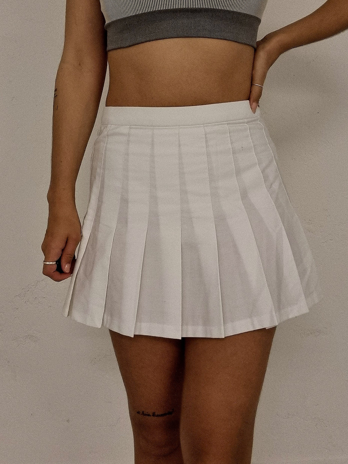 Jupe courte vintage tennis blanche Fila M