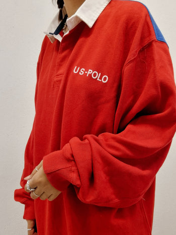 Polo Ralph Lauren vintage épais rouge L