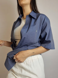 Vintage 80/90s shirt purple/blue/mustard M