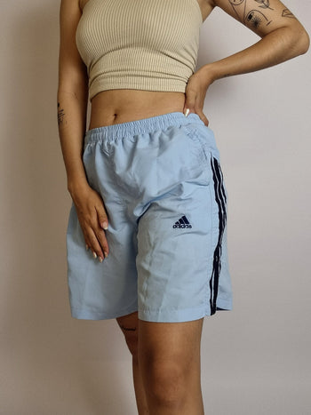 Adidas XL Vintage hellgraue Shorts