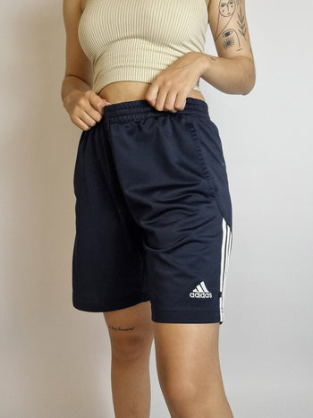 Vintage dunkelblaue Shorts Adidas M