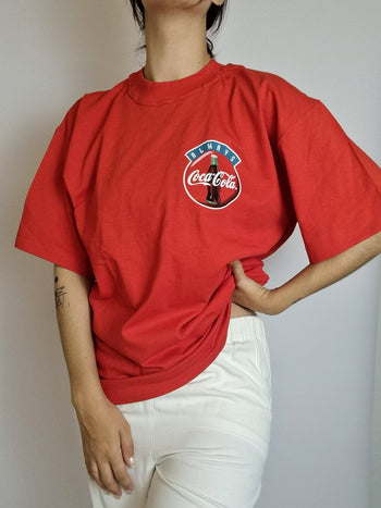 Vintage rotes Coca Cola T-Shirt M