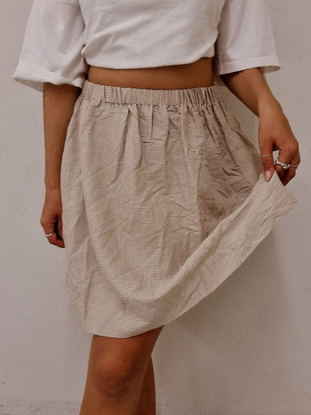 Jupe vintage beige S/M