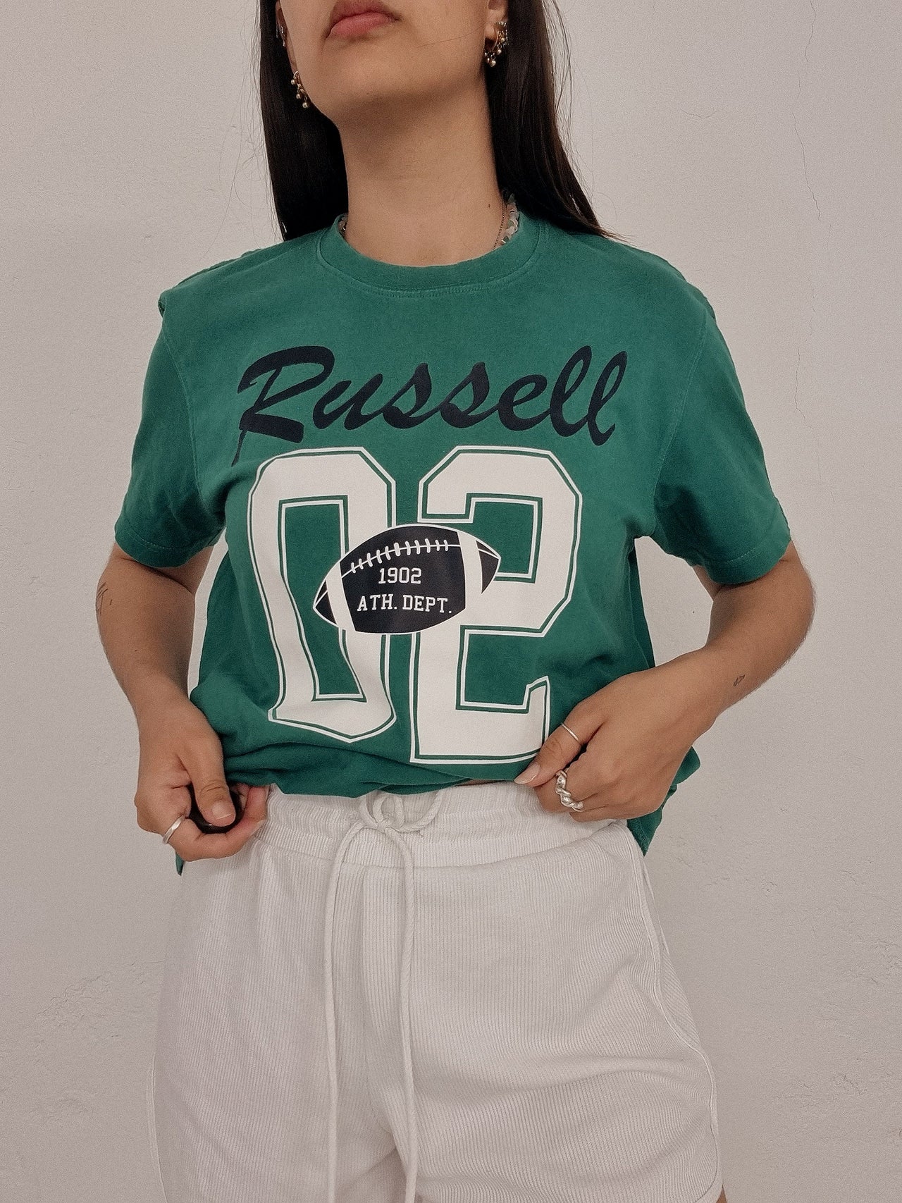 T-shirt vintage vert Russell S