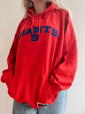 Pull vintage américain rouge NFL XL