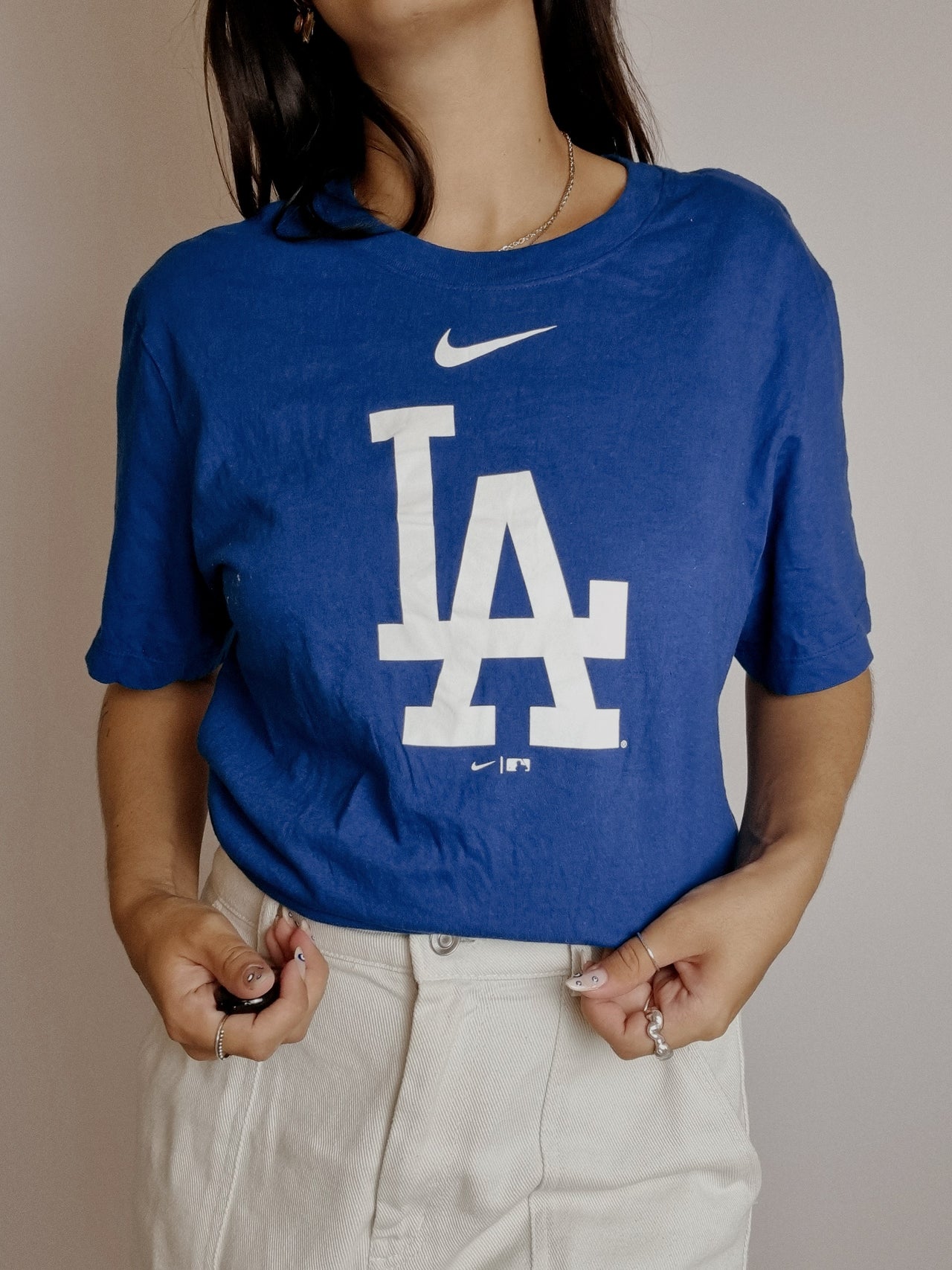 T-shirt vintage Nike bleu S