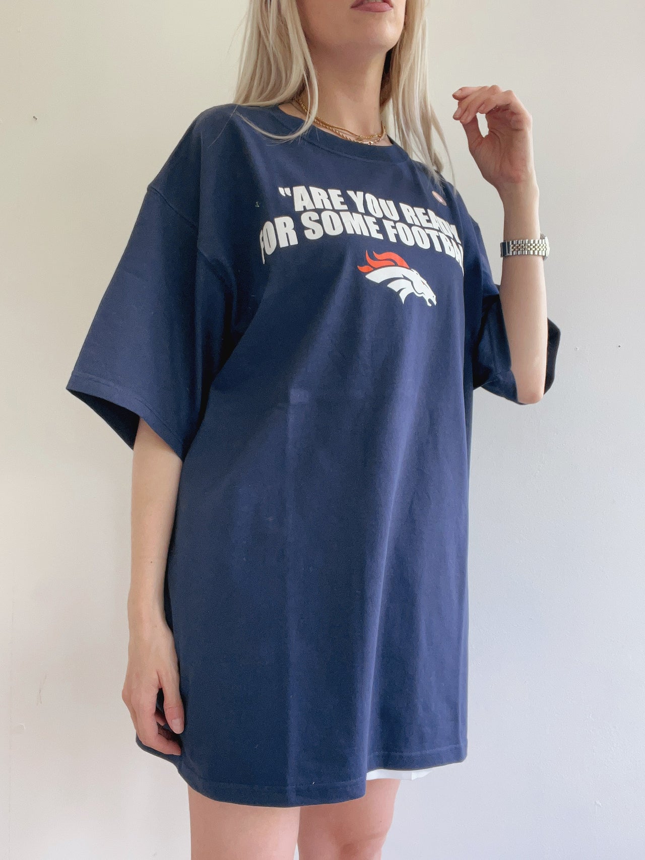 T-shirt vintage américain bleu foncé  XL