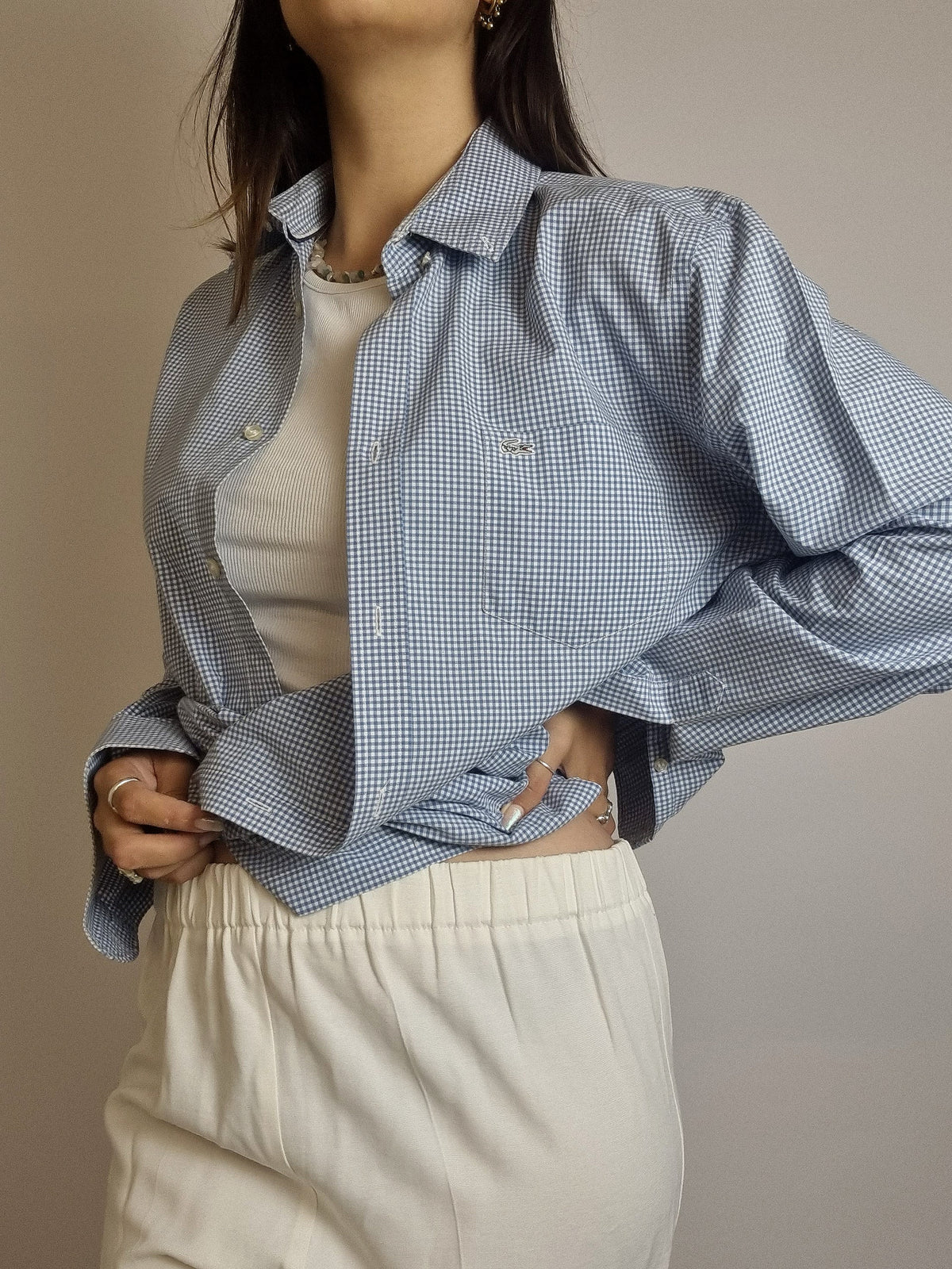 Vintage 80/90s shirt purple/blue/mustard M