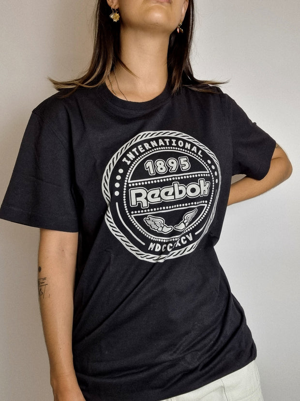 T-shirt vintage noir Reebok L