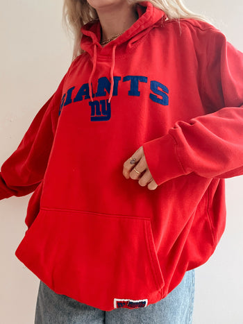 Pull vintage américain rouge NFL XL