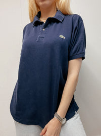 Polo Lacoste bleu foncé M