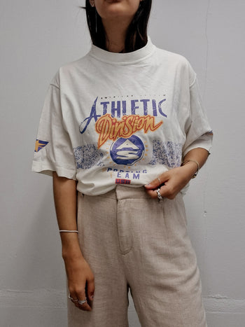 T-shirt vintage blanc M