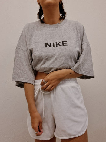 T-shirt vintage gris clair Nike XXL