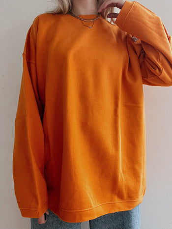 Vintage amerikanischer Pullover orange XL