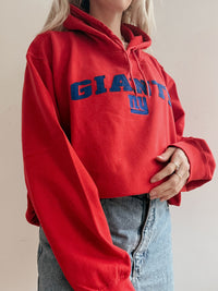 White and blue jacket with orange collar Adidas XL