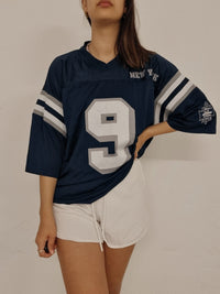 Vintage amerikanisches Trikot blau New York M