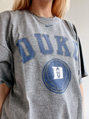 T-shirt vintage gris clair Nike Duke XL
