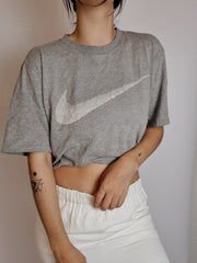 T-shirt vintage gris clair Nike L