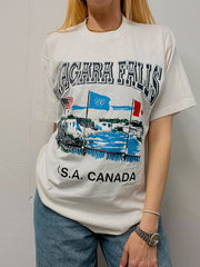 T-shirt vintage gris clair Canada  L