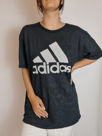 Adidas schwarzes Vintage T-Shirt L