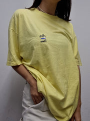 T-shirt vintage jaune L