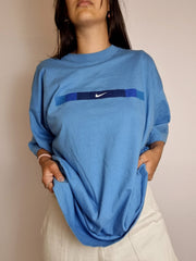 T-shirt vintage bleu Nike XL